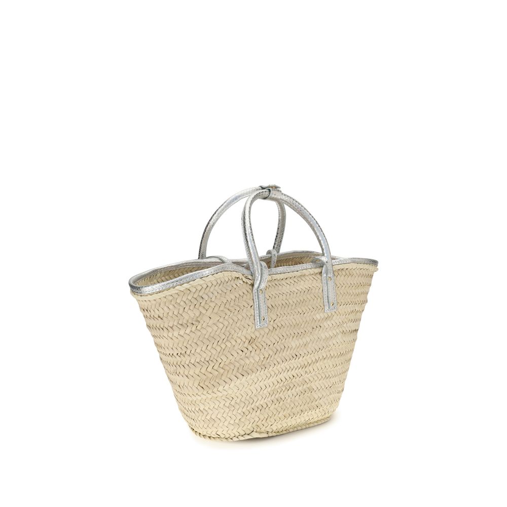 Beige Raffia Handbag Bag