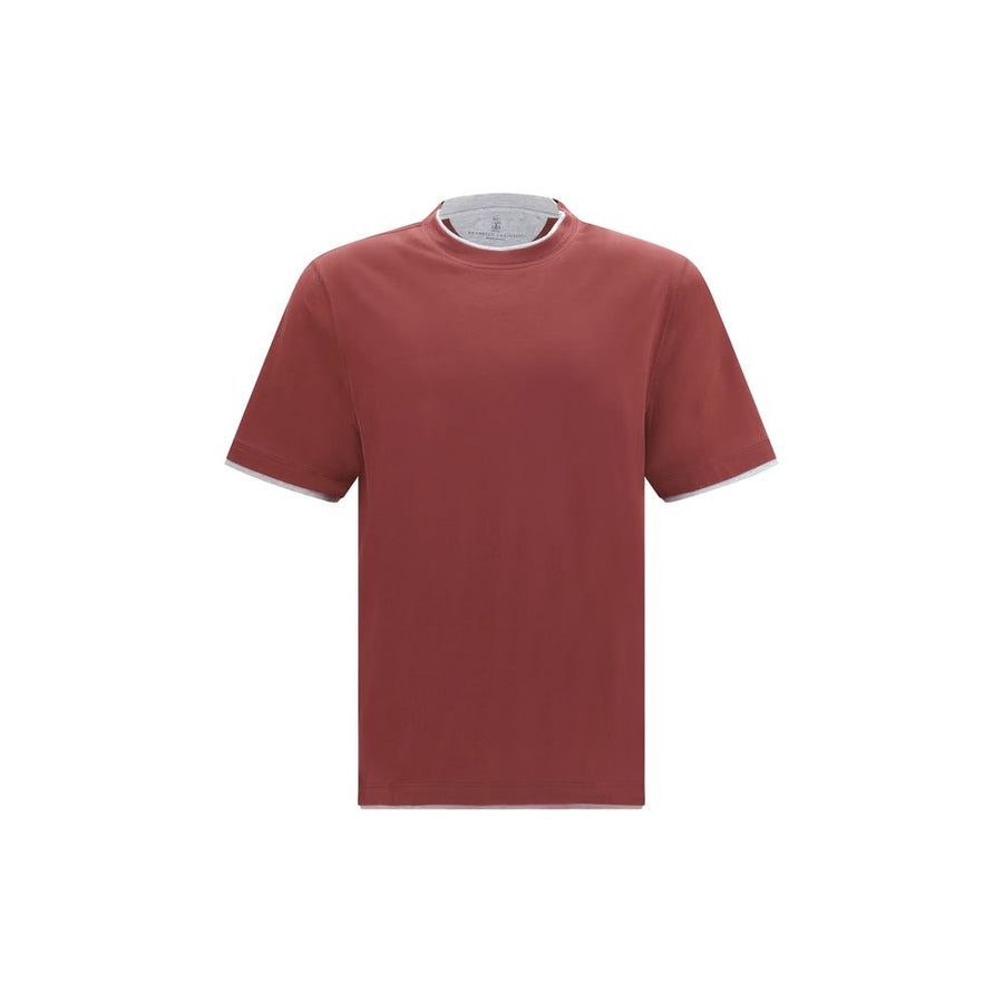 Brunello Cucinelli 100% Cotton t-shirt in red