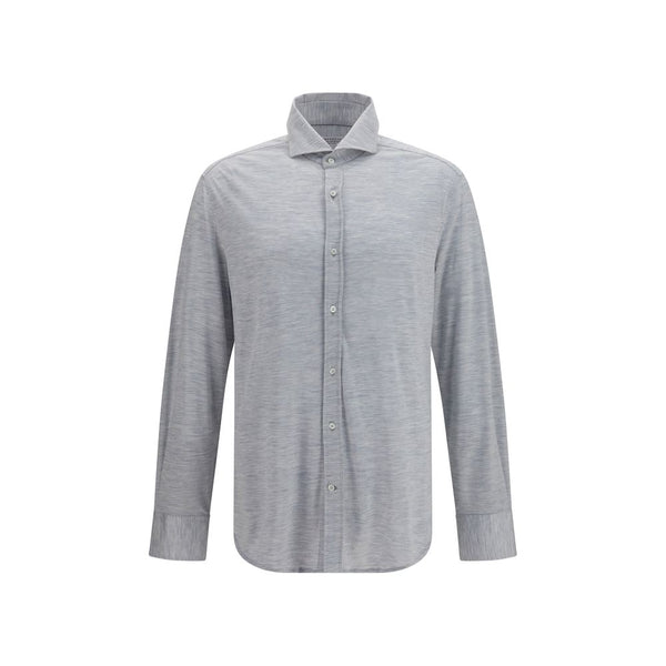 Brunello Cucinelli 62% Silk shirt in gray
