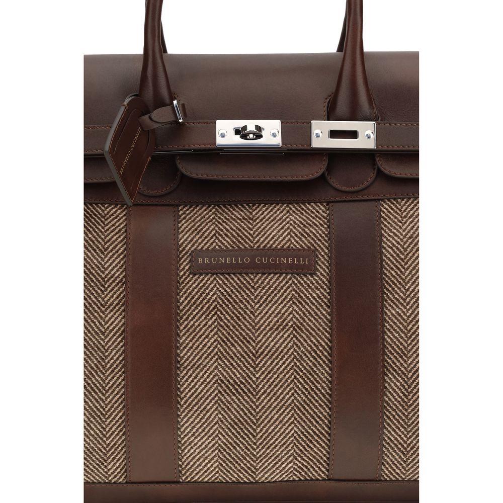 Brown Calf Leather Bos Taurus Luggage And Travel Bag
