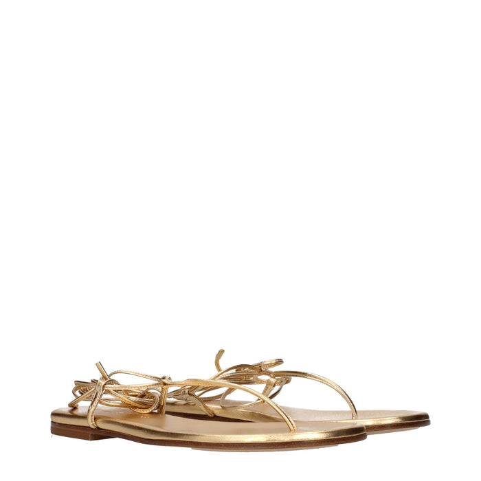Gianvito Rossi sandal in gold — view 2