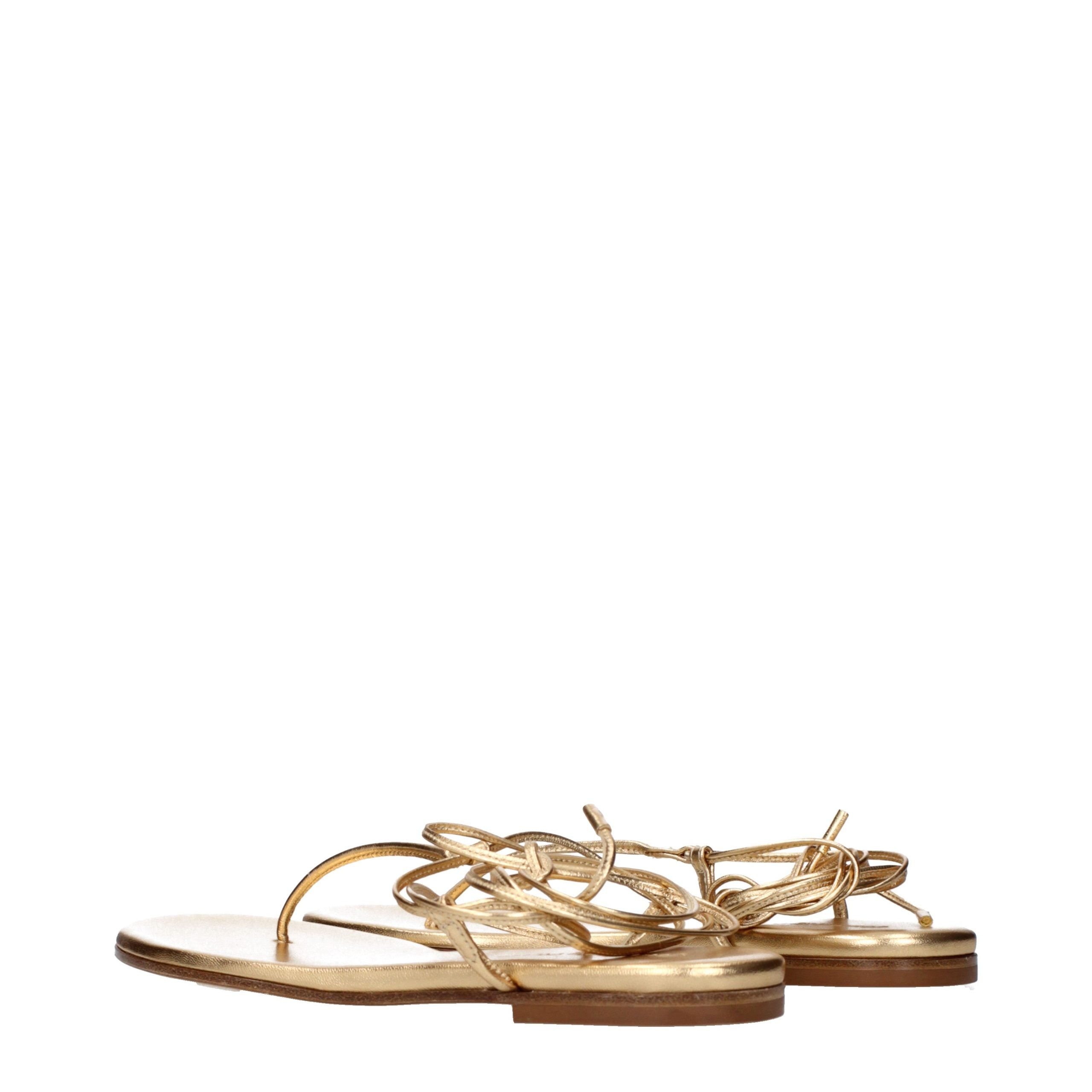 Gianvito Rossi sandal in gold — view 4