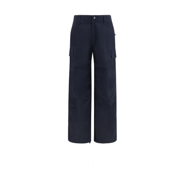 Burberry 100% Polyamide cargo pants in navy