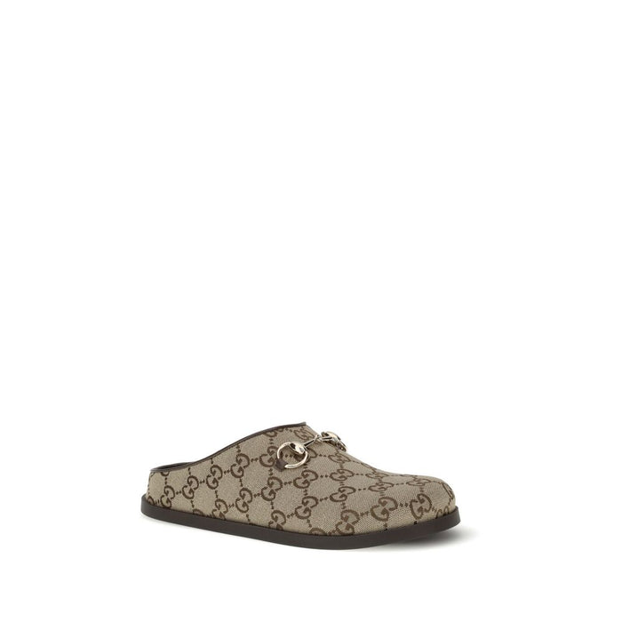 Gucci 71% Cotton slipper in beige — view 2