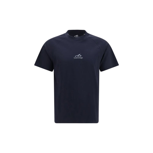 Balenciaga 96% Polyamide t-shirt in navy