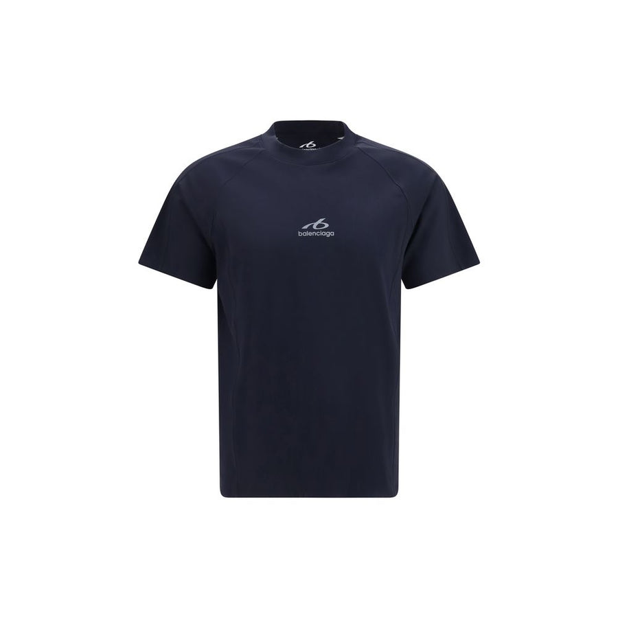 Balenciaga 96% Polyamide t-shirt in navy