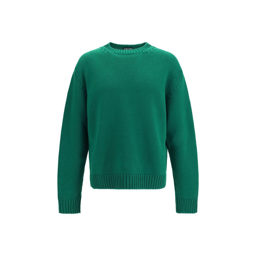 Tom Ford 70% Merino Wool Ovis Aries sweater in green