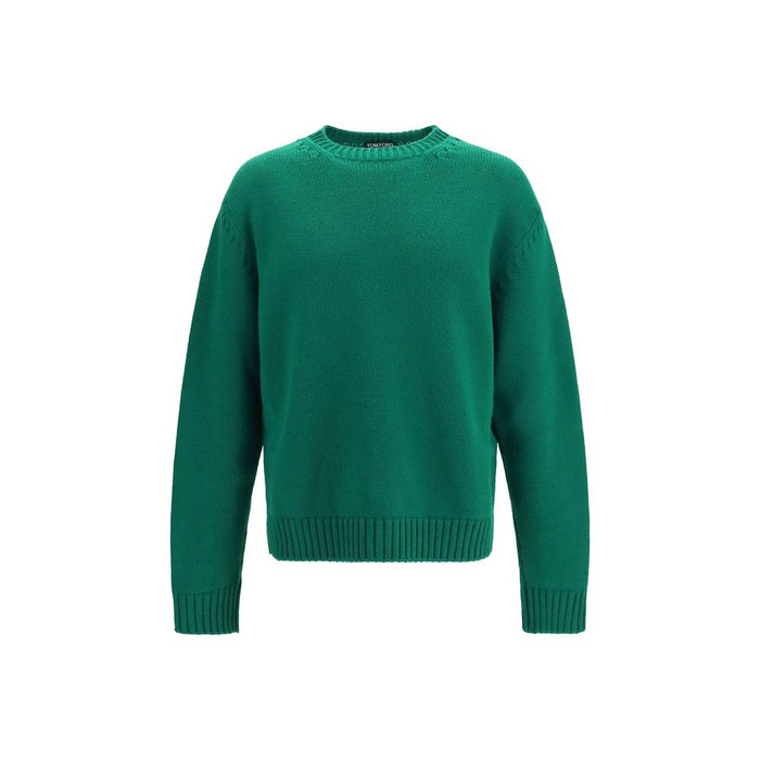 Tom Ford 70% Merino Wool Ovis Aries sweater in green