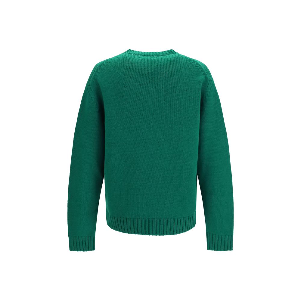 Tom Ford 70% Merino Wool Ovis Aries sweater in green — view 2