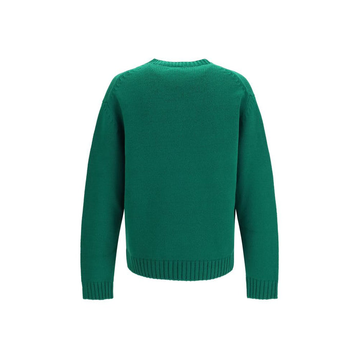 Tom Ford 70% Merino Wool Ovis Aries sweater in green — view 2