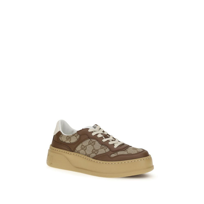 Gucci Upper: 50% Calf Leather Bos Taurus sneaker in beige — view 2