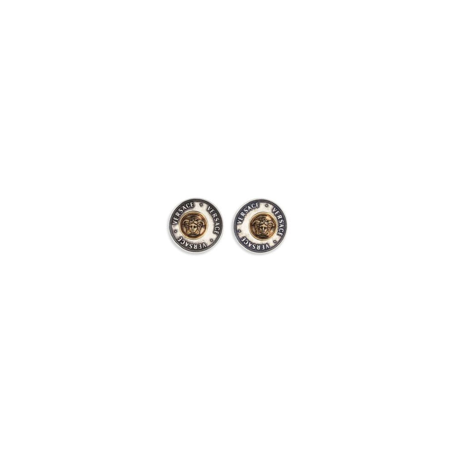 Versace 100% Brass earrings in gray