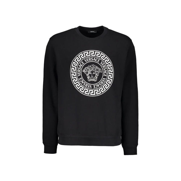Versace 100% Cotton sweatshirt in black