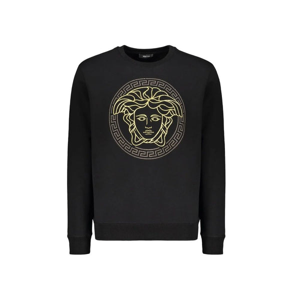 Versace 100% Cotton sweatshirt in black