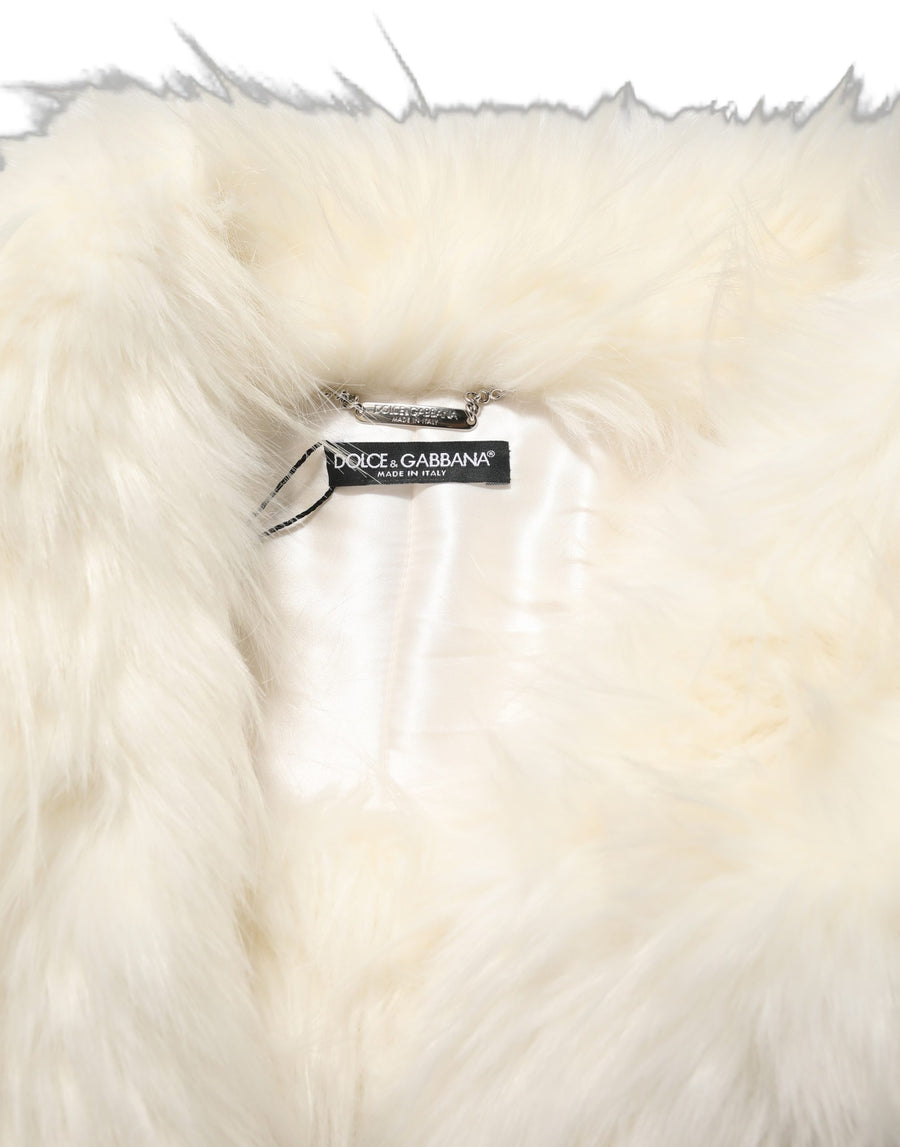 Dolce & Gabbana 58% Acrylic coat in white