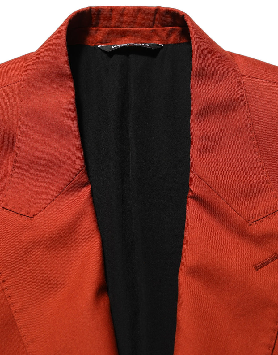 Dolce & Gabbana 90% Cashmere 10% Silk; Lining 100% Silk blazer in red