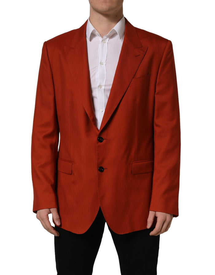 Dolce & Gabbana 90% Cashmere 10% Silk; Lining 100% Silk blazer in red — view 2