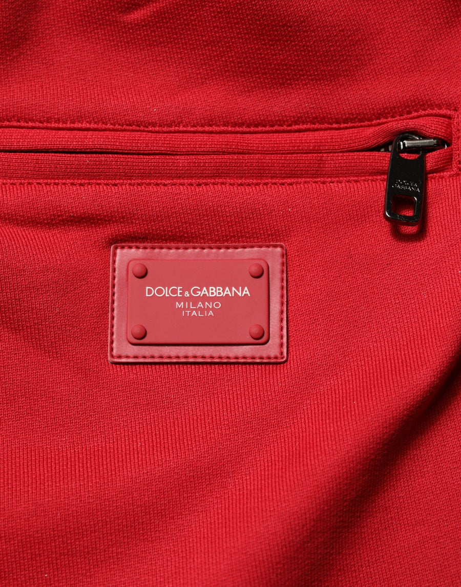 Dolce & Gabbana 95% Cotton joggers in red