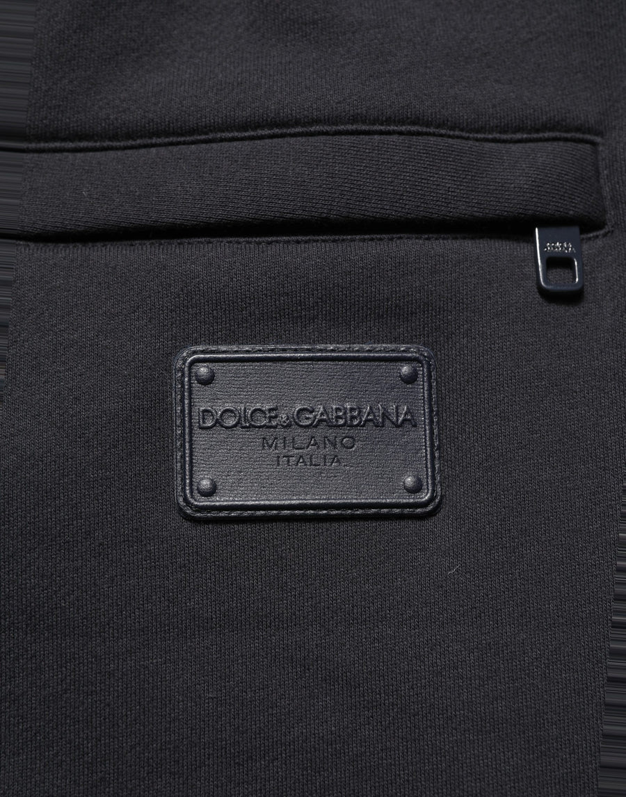 Dolce & Gabbana 100% Viscose joggers in black