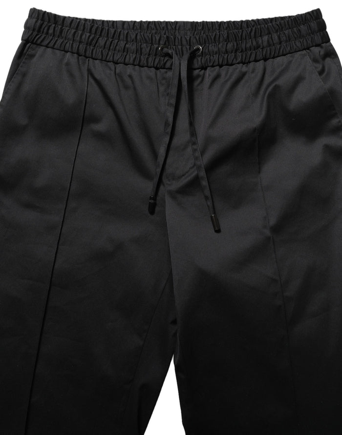 Dolce & Gabbana 100% Cotton joggers in black