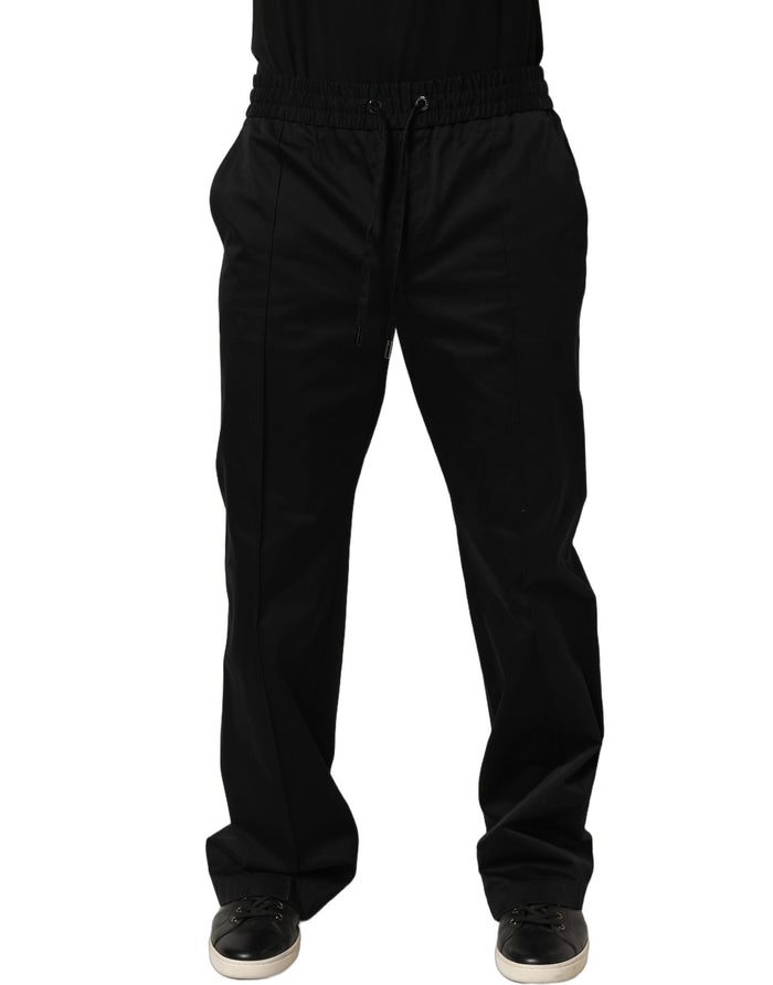 Dolce & Gabbana 100% Cotton joggers in black — view 2