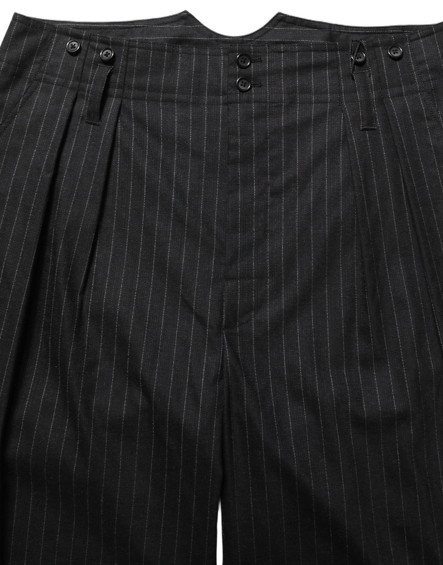 Dolce & Gabbana 81% Virgin Wool 16% Cotton 2% Elastane 1% Nylon trousers in black