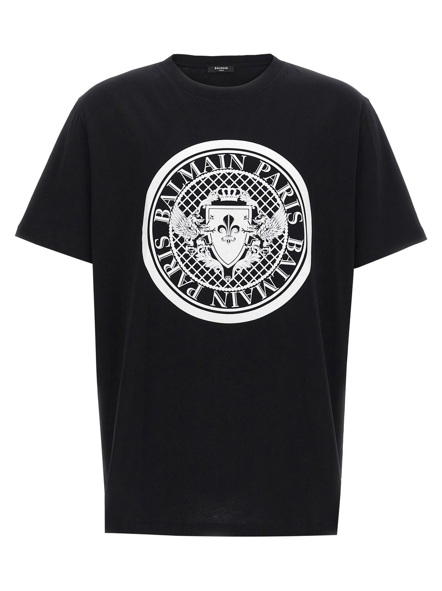 Balmain 100% organic cotton t-shirt in black