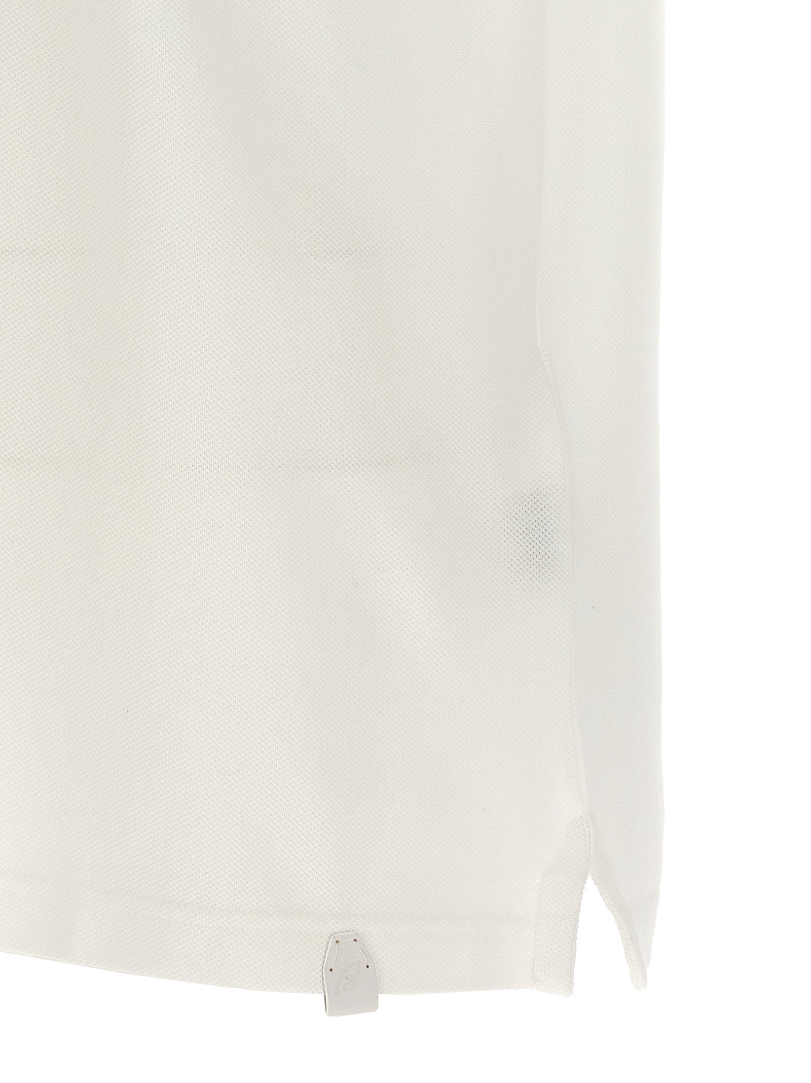 Brioni 100% cotton (GOTS-certified) polo shirt in white — view 4