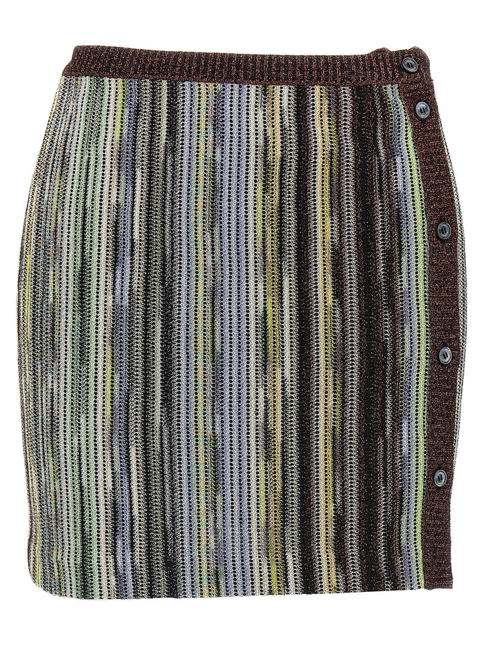 Missoni 83% viscose skirt in multicolor