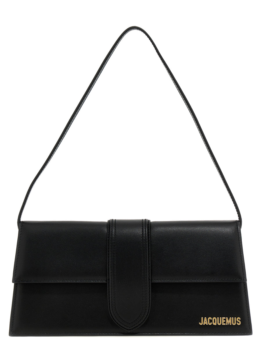 Jacquemus 100% cow leather (Bos Taurus) shoulder bag in black