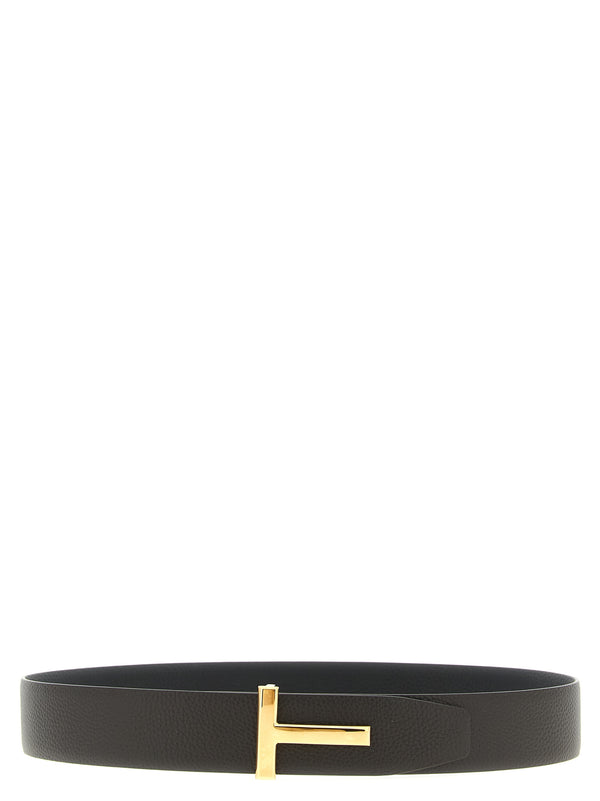 Tom Ford 100% calfskin leather belt in black