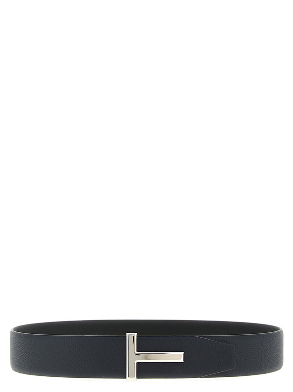 Tom Ford 100% calfskin leather belt in black