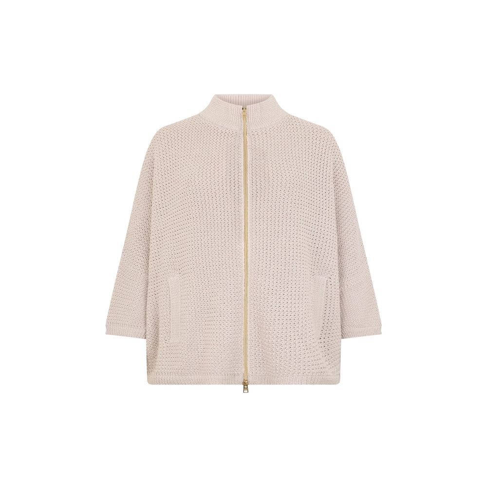 Herno 35% Cotton cardigan in beige