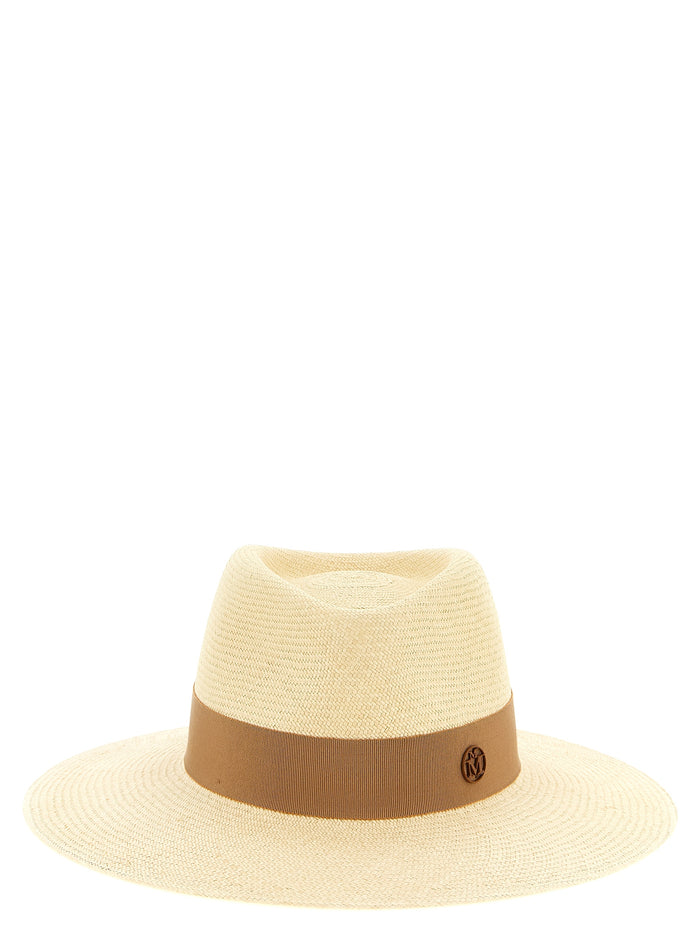 Maison Michel MA328255BM 100% Straw fedora in beige