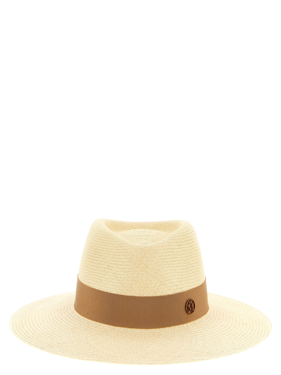 Maison Michel MA328255BM 100% Straw fedora in beige