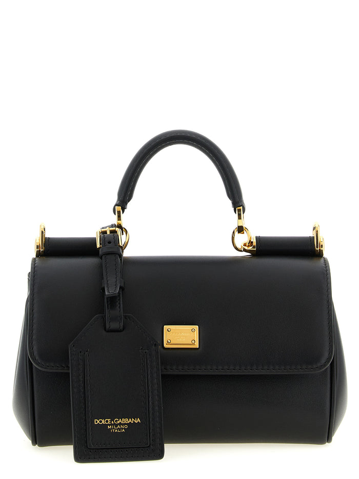 Black Calfskin Handbag Bag