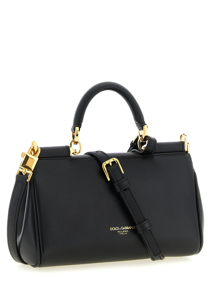 Black Calfskin Handbag Bag