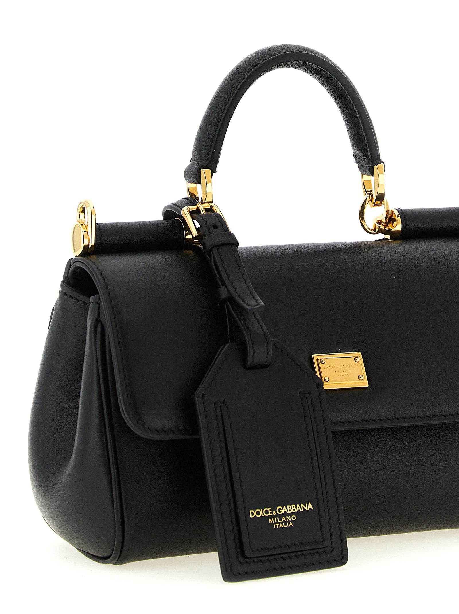 Black Calfskin Handbag Bag