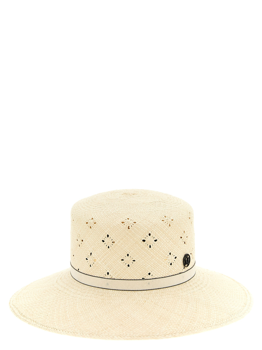 Maison Michel MA333355BM 100% Brisa sun hat in beige