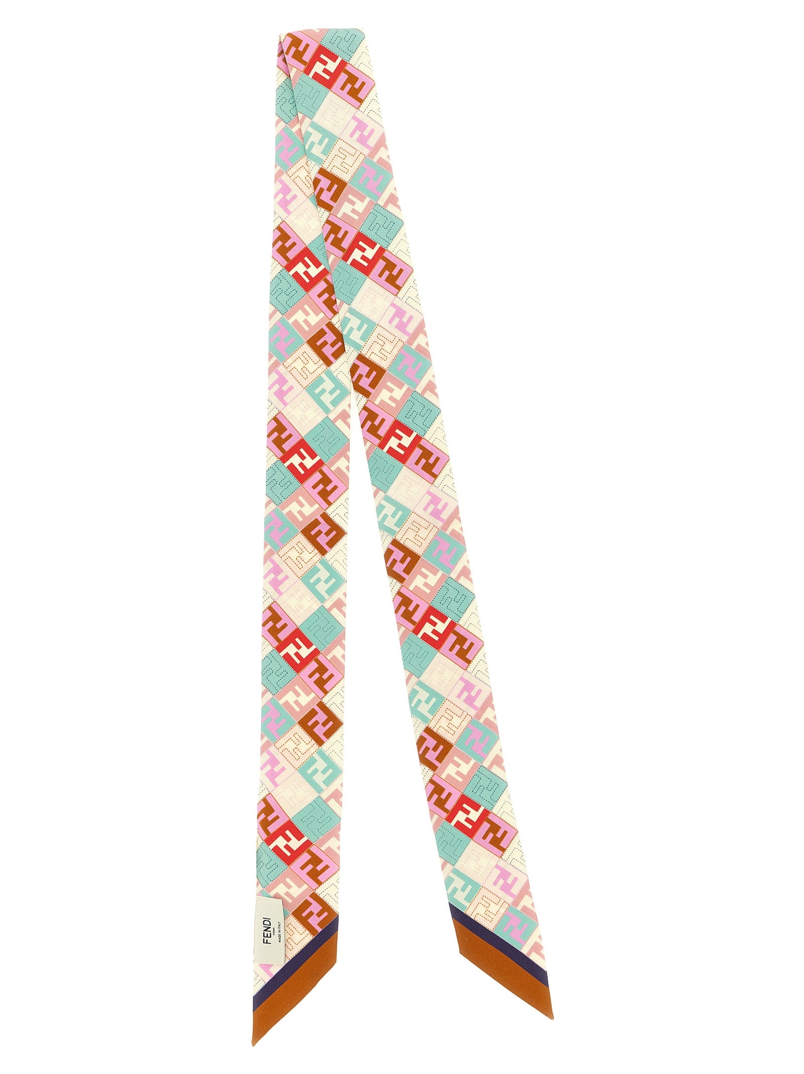 Fendi 100% Silk scarf in multicolor
