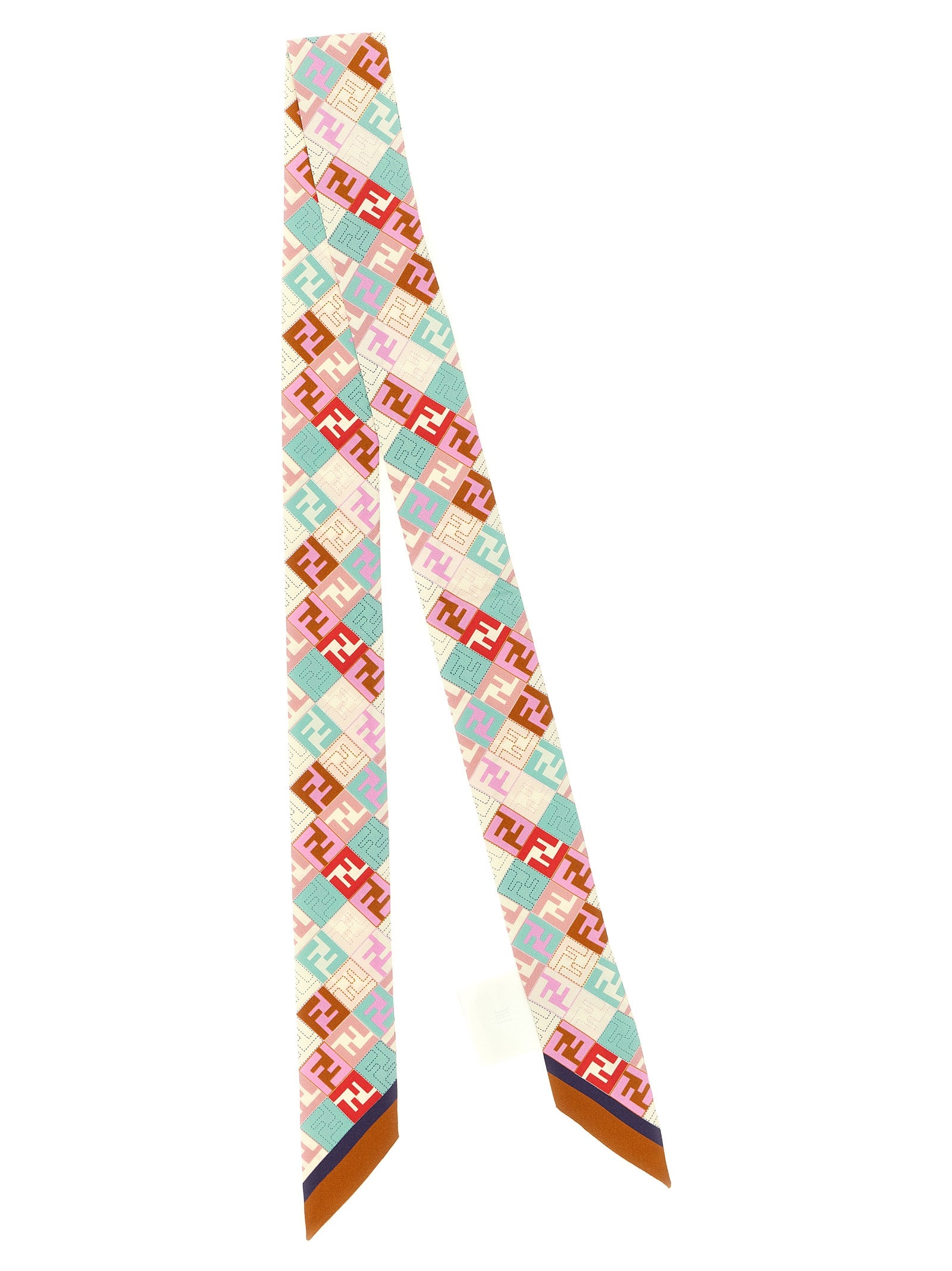 Fendi 100% Silk scarf in multicolor — view 2