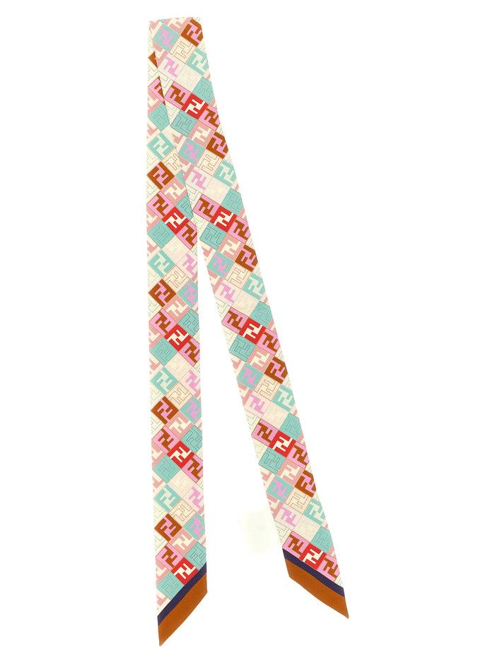 Fendi 100% Silk scarf in multicolor — view 2