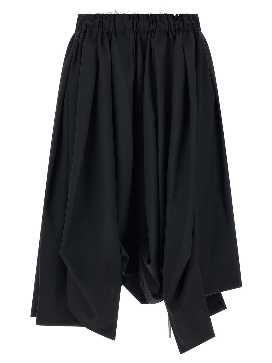 Comme des Garçons 100% Wool bermuda shorts in black