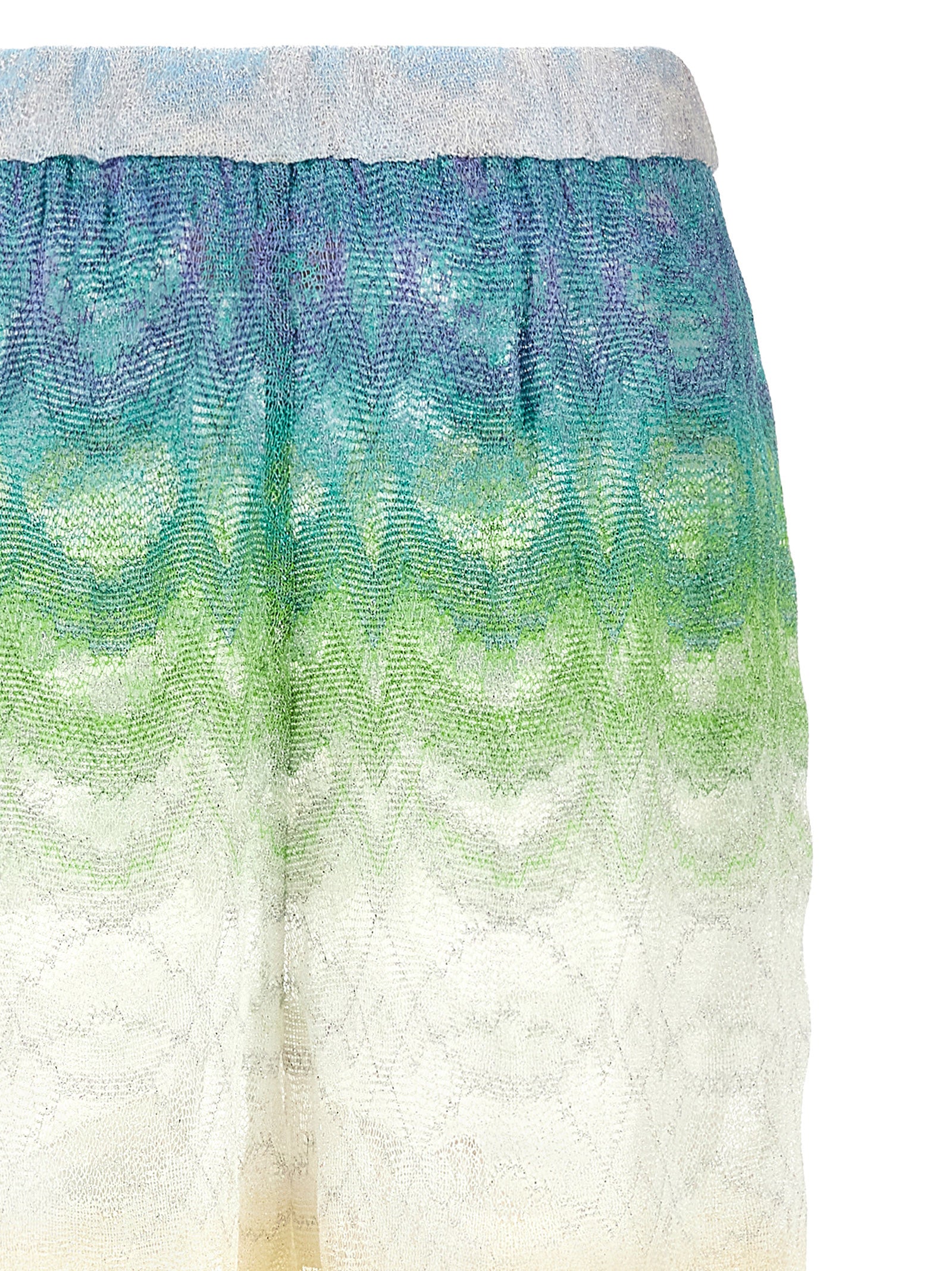 Missoni 88% viscose trousers in multicolor — view 3