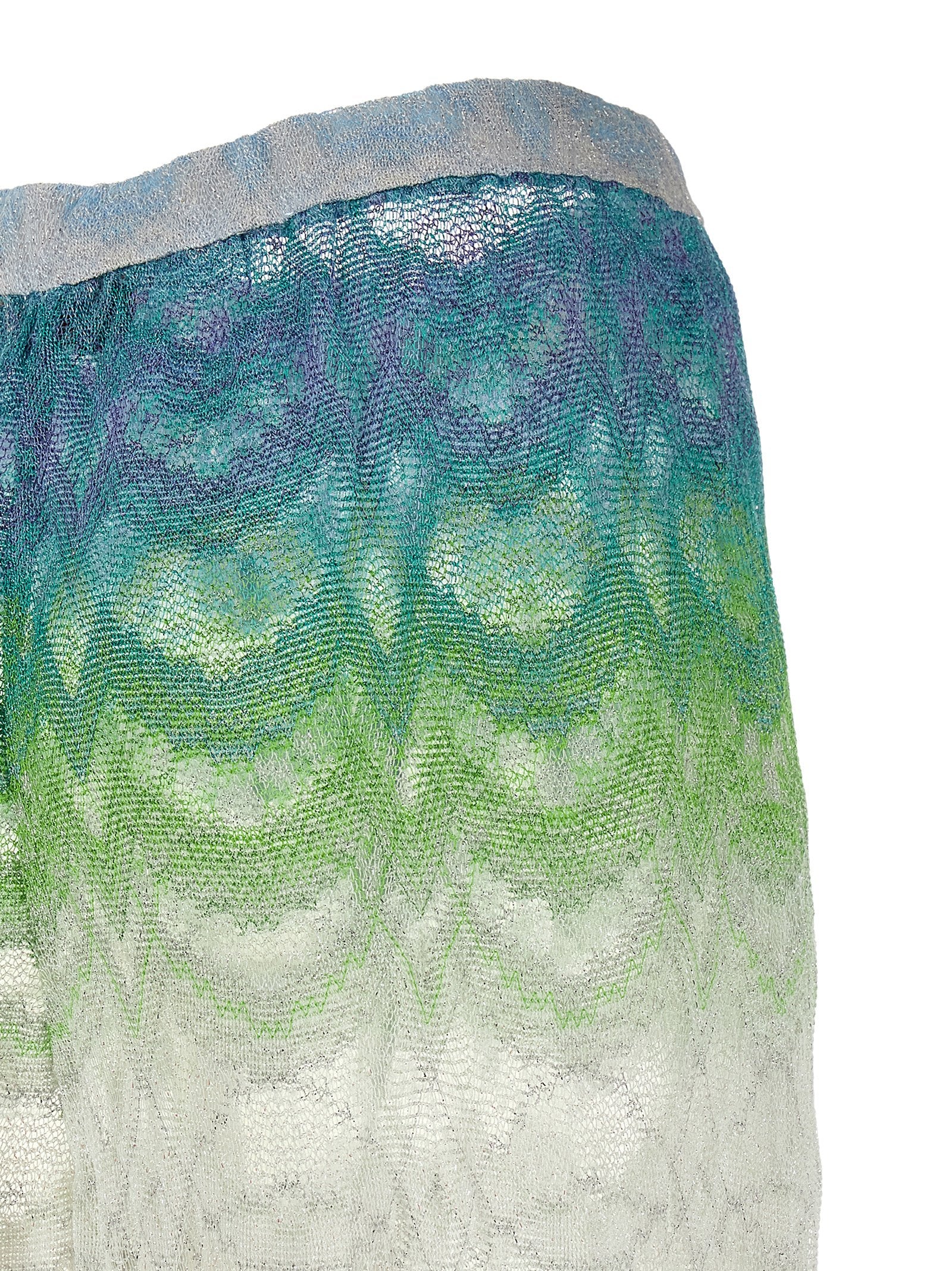 Missoni 88% viscose trousers in multicolor — view 4