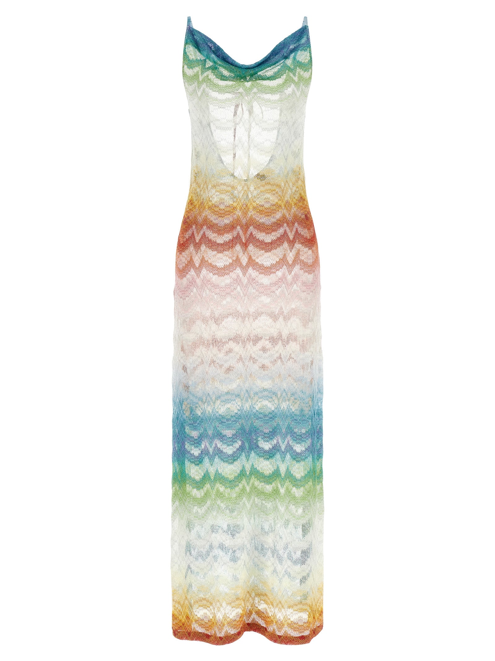 Missoni 88% viscose dress in multicolor