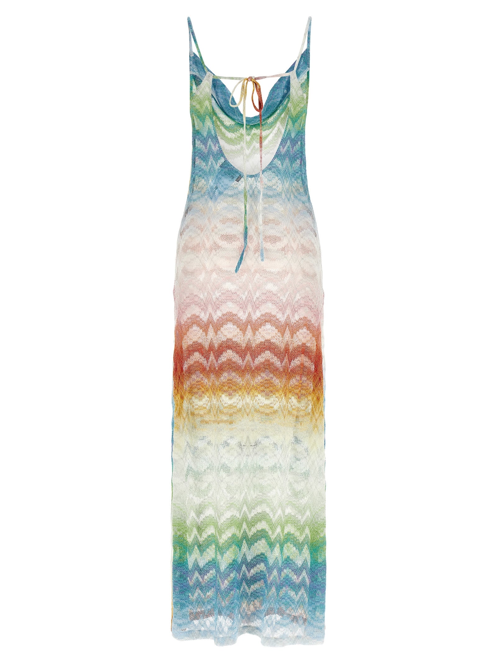 Missoni 88% viscose dress in multicolor — view 2