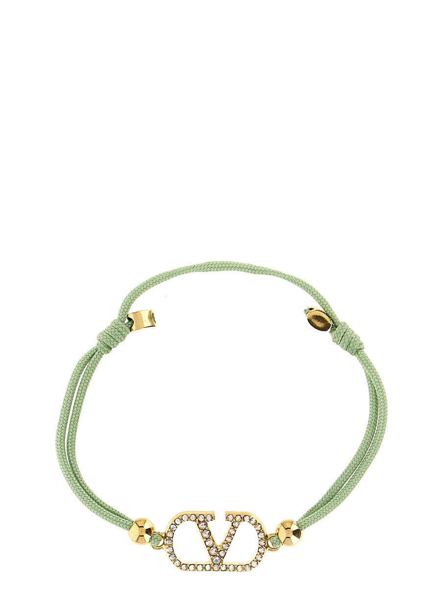 Valentino Garavani 100% polyester bracelet in green