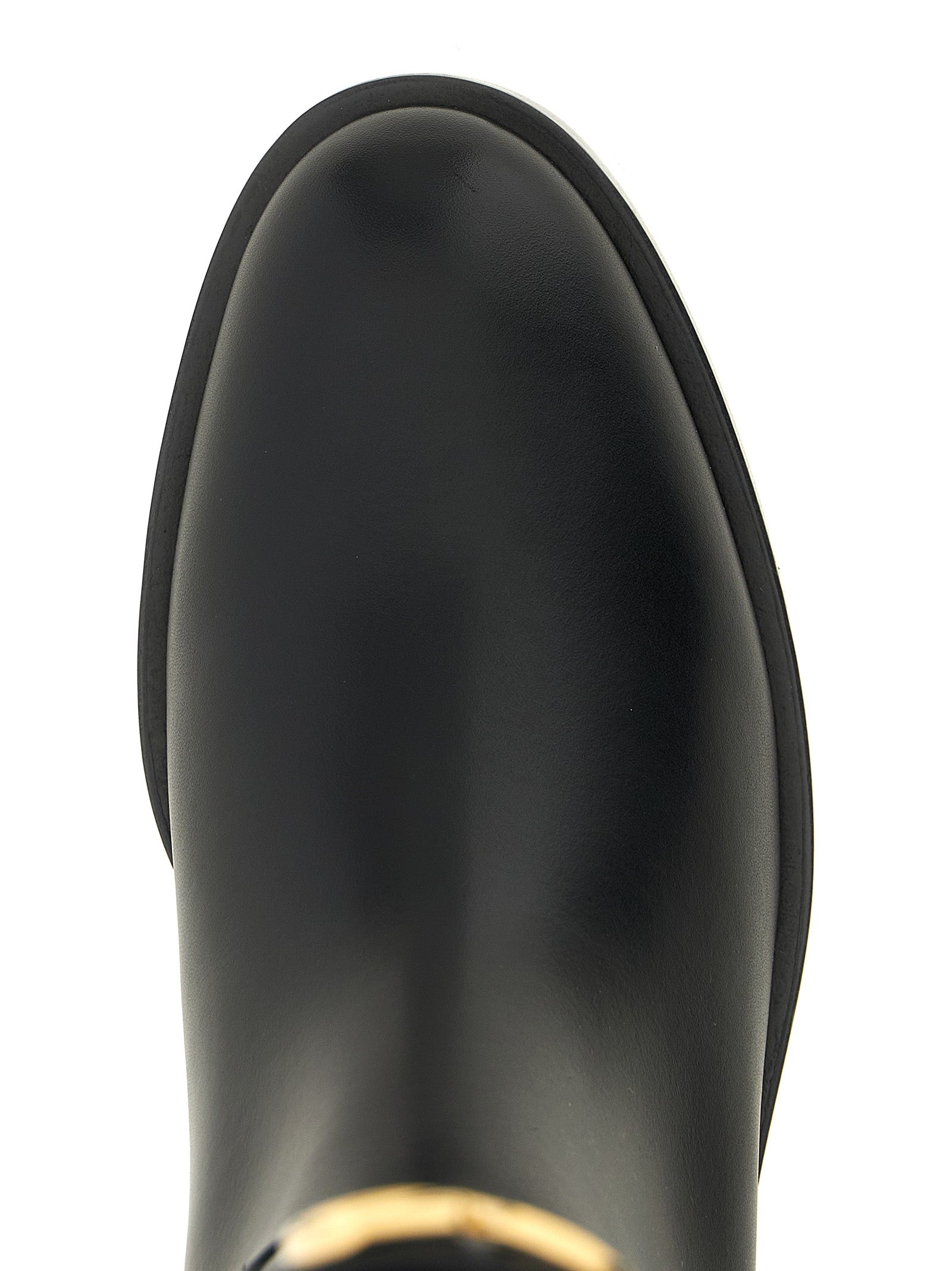Valentino Garavani 100% Calfskin Leather boot in black — view 4