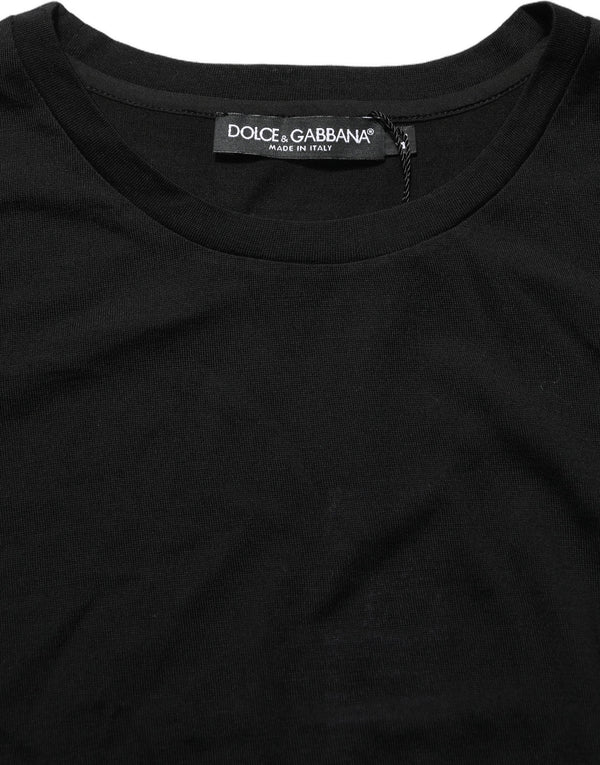 Dolce & Gabbana 100% Wool t-shirt in black